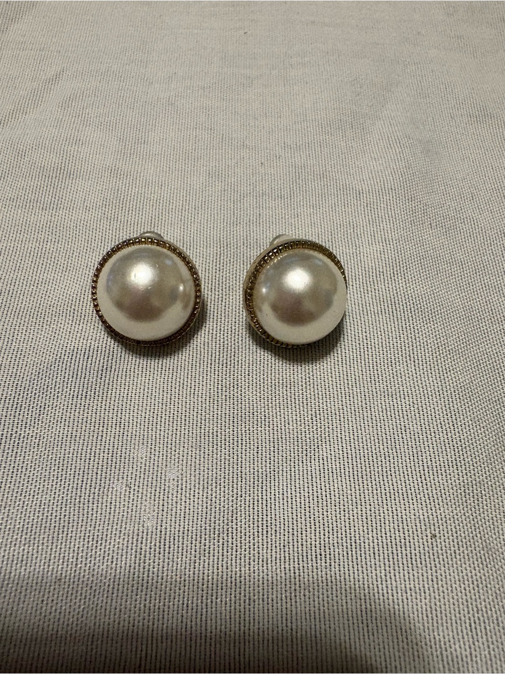 Classic Pearl Stud Earrings